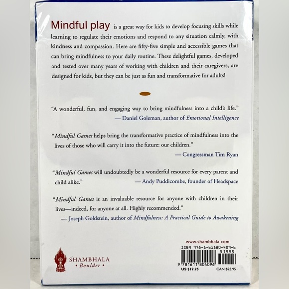 NEW Mindful Games Activity Cards: 55 Fun Ways to Share Mindfulness w/ Kids Teens - Picture 3 of 4
